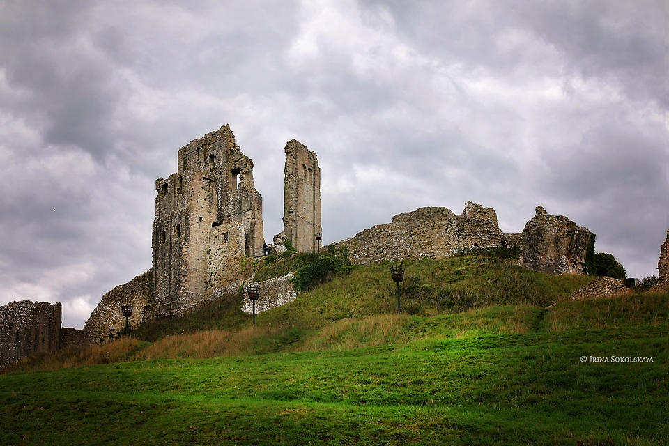 Замок Корф, графство Дорсет, Англия.