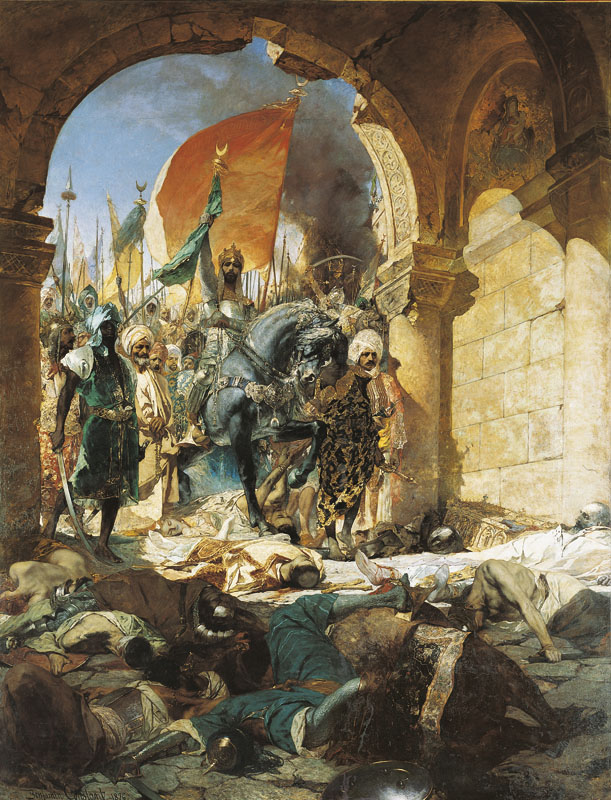 Взятие Константинополя турками в 1453 году