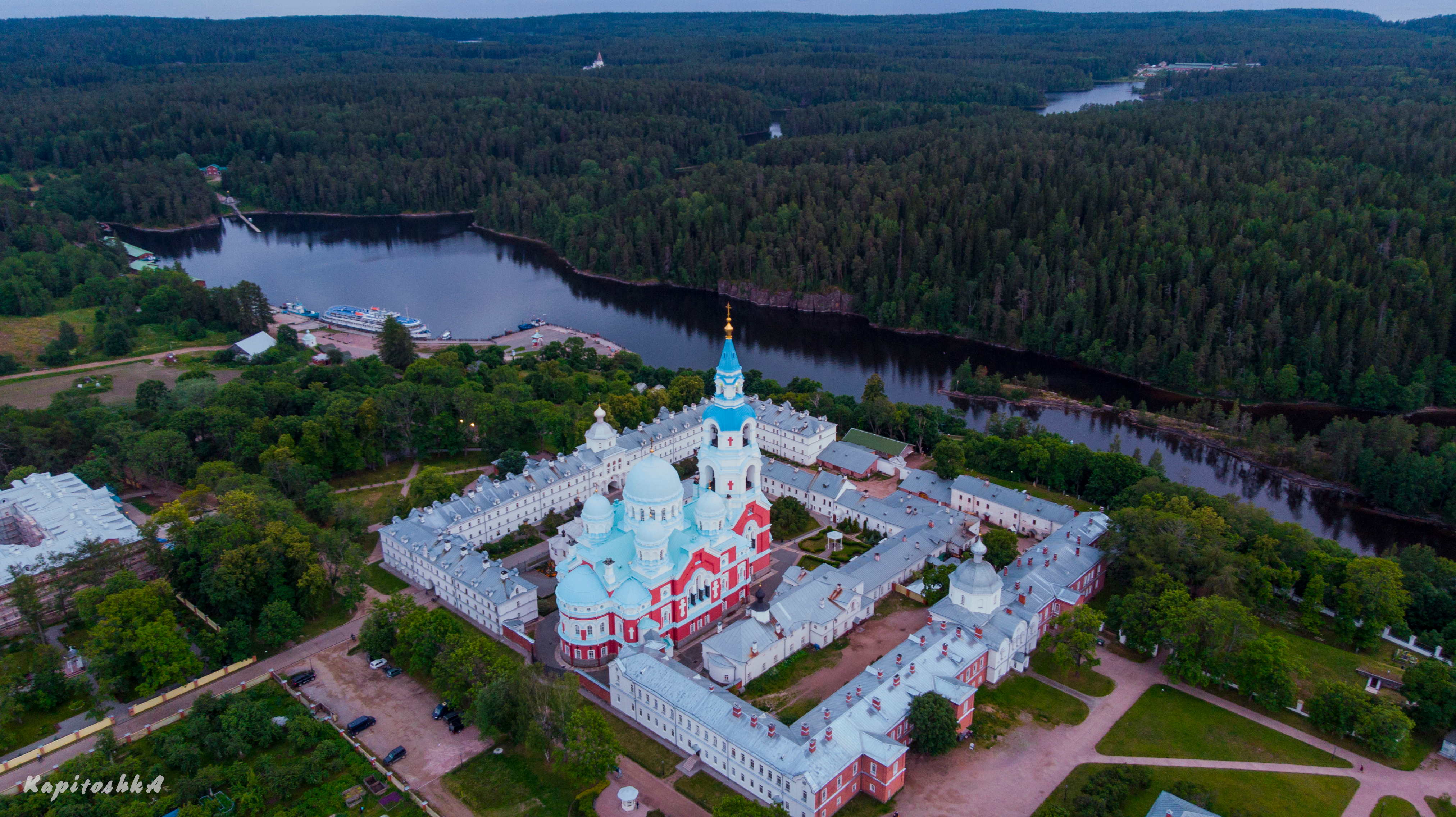 Мужской монастырь на острове Валаам