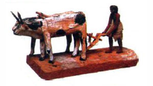 Деревянная модель египетского плуга