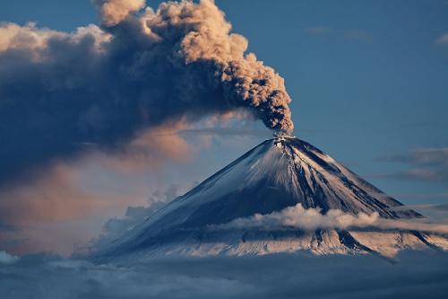 схема строение вулкана