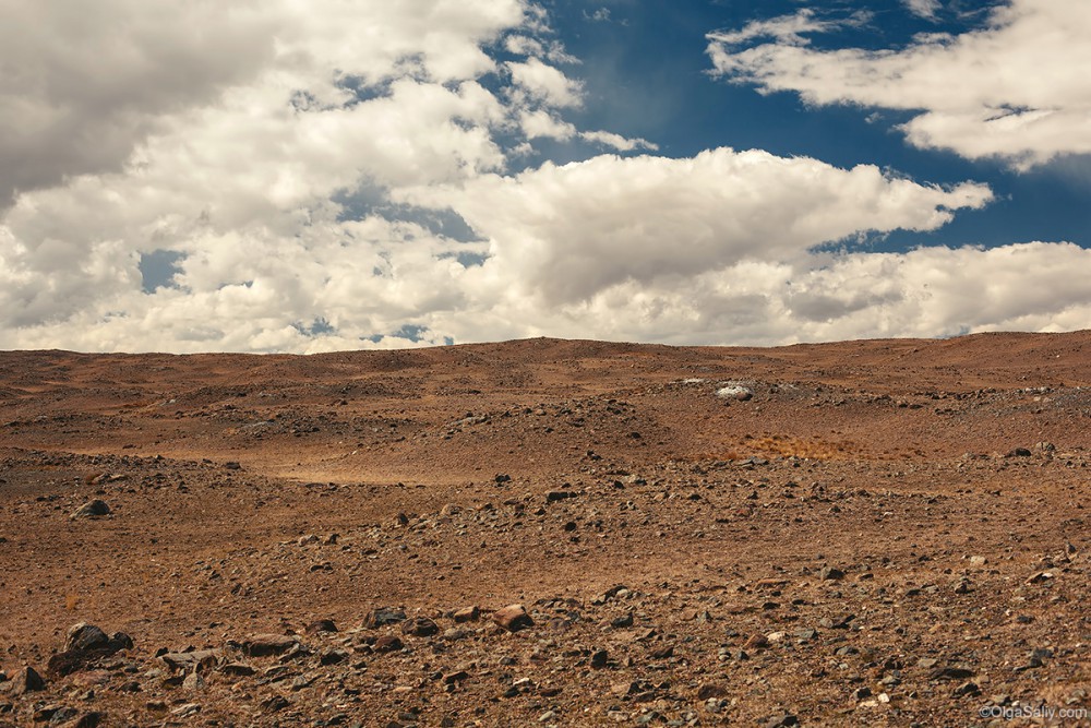 Altai Mountains. Mars landscape
