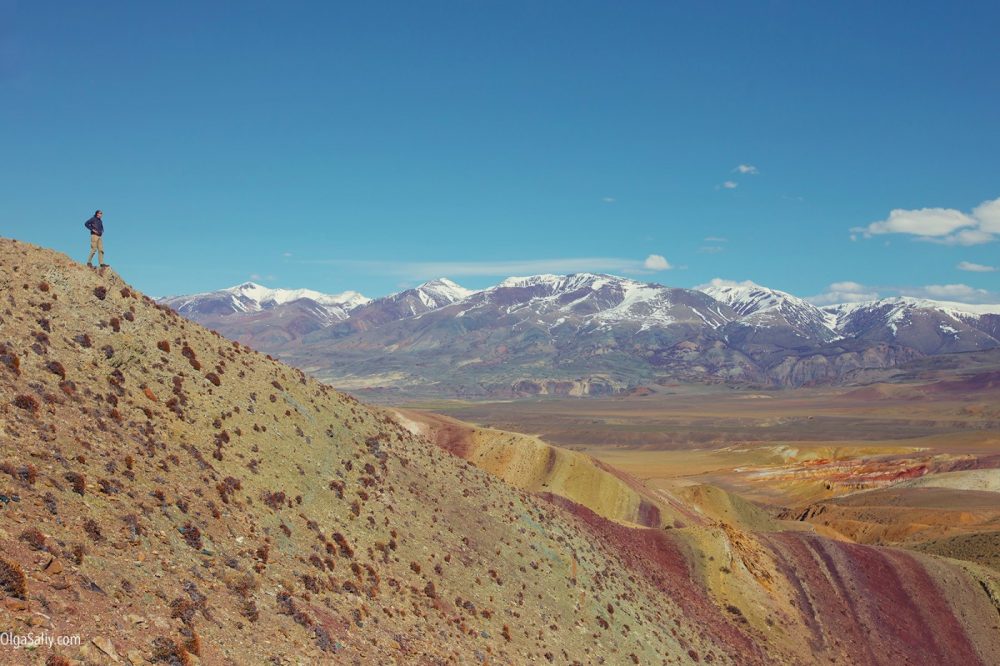 Landscape in Altai Mountains, Mars valley